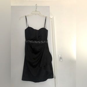 size 3/4 Strapless Black Dress